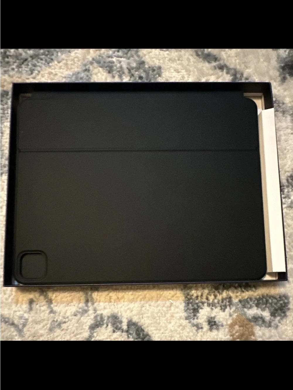 CSZZAZ Magnetic Wireless Keyboard Folio Case Black Aluminum Alloy IPad Pro 13”